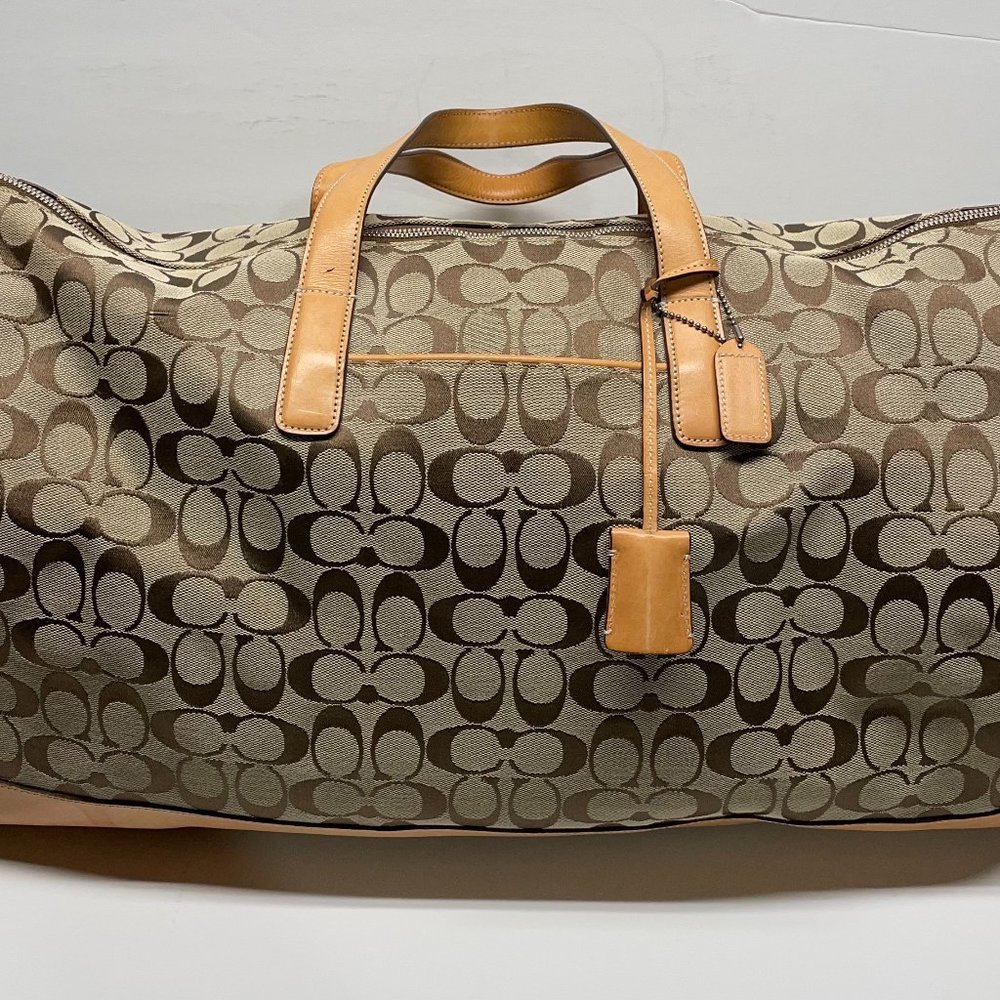 COACH MONOGRAM DUFFLE BAG